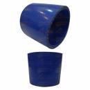 MANGUEIRA DE SILICONE AZUL RETA 2" X 60 mm Cd. 02941