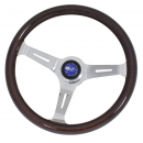 VOLANTE EMPI CLASSIC DARK WOOD FUSCA / BRASILIA / KARMANN GHIA 1959 - 1976 #79-4021-0 Cd.:04116