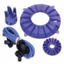 KIT ACRILICO DECORATIVO VW FUSCA 4PS AZUL EMPI # 8743 Cd.:03614