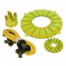 KIT ACRILICO DECORATIVO VW FUSCA 4PS AMARELO EMPI # 8745 Cd.:03616