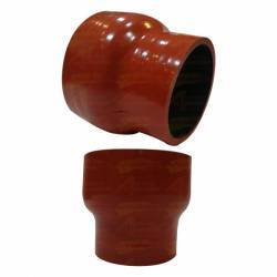 MANGUEIRA PRESSURIZAO DE SILICONE MARRON RETA REDUO DE 3 1/4" X 2 1/2" X 81 mm Cd:02515