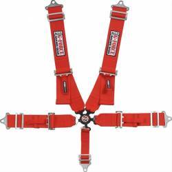 CINTO DE SEGURANCA INDIVIDUAL 5 PONTAS G-FORCE ENGATE RAPIDO VERMELHO GFR7000RD Cd.:03392