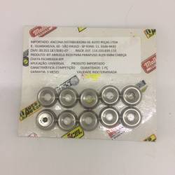 kit arruela inox para parafuso alen 6mm cabea chata escareada 60 Cd.:03604.